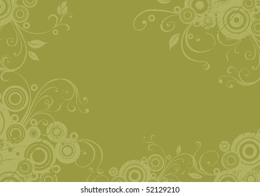 	Flower of ornaments background