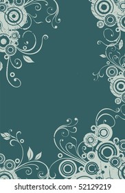 	Flower of ornaments background