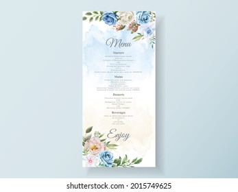Flower painting themed wedding invitation