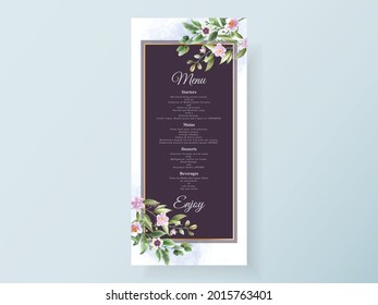 Flower painting themed wedding invitation
