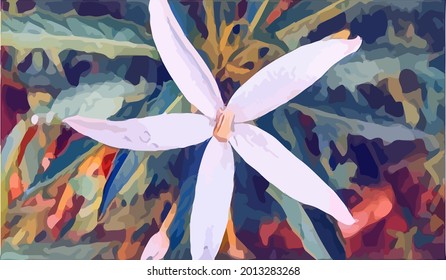 flower painting, very cool and realistic 