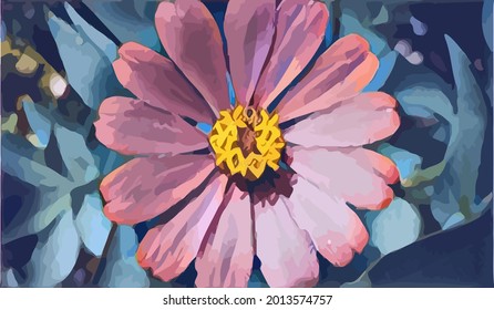 flower painting, very cool and realistic