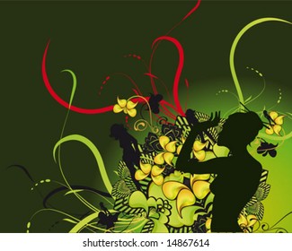 flower party wallpaper