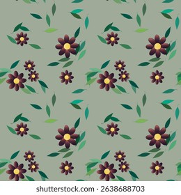 Flower pattern, background design, floral background, pattern background, leafs isolated, art vector, leaf silhouette, flowers vectors, flower background, leaf pattern, seamless pattern vector