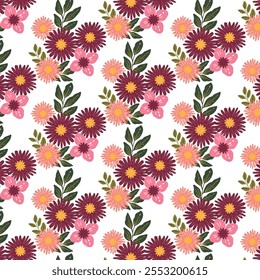 flower pattern, pattern, background, flower design, seamless