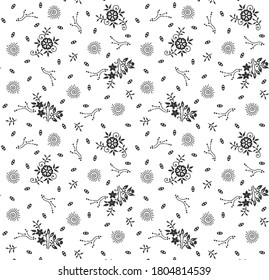 fondo de motivos florales para la impresión y el fondo de tejidos o azulejos y decoración de la casa o uso de arte de la pared 