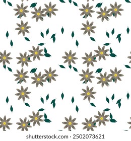 Patrón de flores, fondo de flores, fondo floral, textura sin fisuras, patrón floral sin fisuras, patrón de Vector, Vector de flores, fondo de hojas, fondo de pétalos, hoja aislada