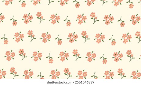 Flower pattern background. Flower illustration pattern. Flower background. Floral decoration background. Perfect for fabrics, print, textile, wallpaper, and pre-made home decor. SSTKbackgrounds 