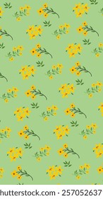 Flower pattern background. Flower illustration pattern. Flower background. Perfect for fabric, textile, wallpaper, decor, print or packaging of products. SSTKbackgrounds
