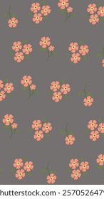 Flower pattern background. Flower illustration pattern. Flower background. Perfect for fabric, textile, wallpaper, decor, print or packaging of products. SSTKbackgrounds
