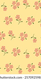 Flower pattern background. Flower illustration pattern. Flower background. Perfect for fabric, textile, wallpaper, decor, print or packaging of products. SSTKbackgrounds
