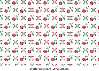 Flower pattern background metal grid background seamless pattern with hearts and flowers  st patrick background 