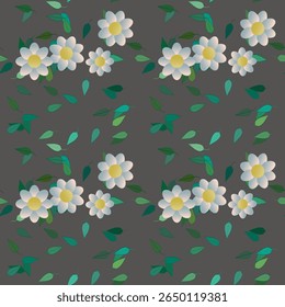 Flower pattern, background summer, seamless vector, flowers background, leaf shape, vector background, leafs pattern, nature backgrounds, seamless floral pattern, leaf silhouette