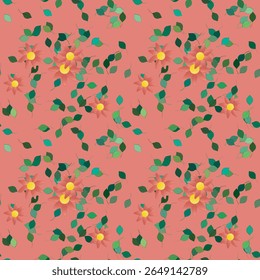 Flower pattern, background summer, pattern vector, seamless background, nature backgrounds, flower bouquet, pattern background, seamless texture, vector flowers, leaf isolated