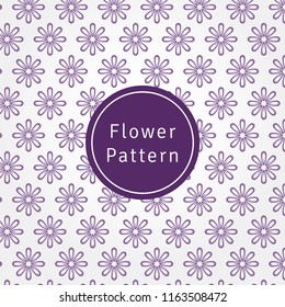 Flower Pattern Background and Texture