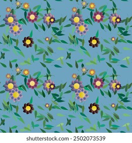 Flower pattern, background texture, floral seamless pattern, flowers vectors, background vector, flowers watercolor, leaf background, leaf silhouette, leafs vector, vector abstract