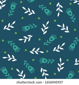 flower pattern background vector graphic