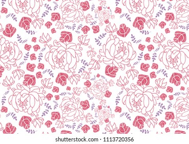 flower pattern background, vector ith eps 10 format
