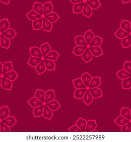 Flower pattern background. vintage flower pattern background. Floral decoration background. Flower Doodle pattern. Flower seamless pattern background.