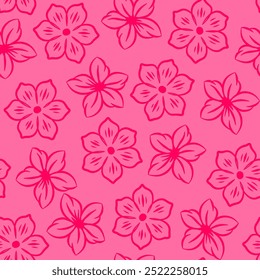 Flower pattern background. vintage flower pattern background. Floral decoration background. Flower Doodle pattern. Flower seamless pattern background.
