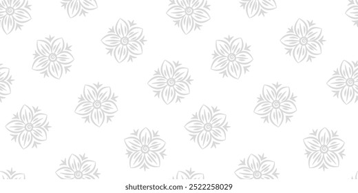 Flower pattern background. vintage flower pattern background. Floral decoration background. Flower Doodle pattern. Flower seamless pattern background.