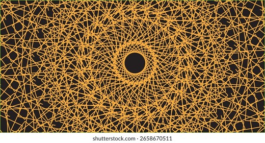 Patrón de flores. Adorno de color negro, verde. Ilustración vectorial