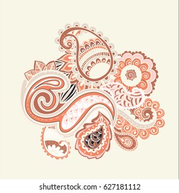Flower Pattern Bright Abstract wallpaper vintage