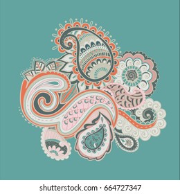 Flower Pattern Bright Abstract wallpaper vintage