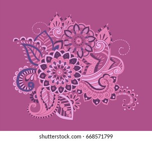 Flower Pattern Bright Abstract wallpaper vintage