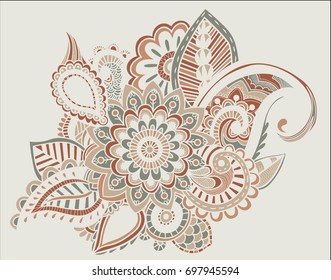 Flower Pattern Bright Abstract wallpaper vintage
