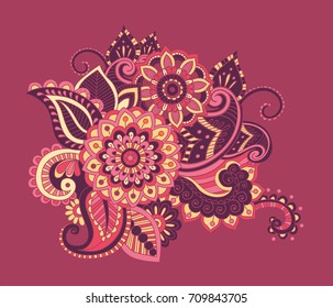 Flower Pattern Bright Abstract wallpaper vintage