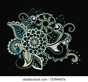 Flower Pattern Bright Abstract wallpaper vintage