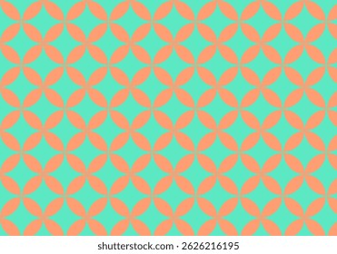 Flower pattern in bright colors