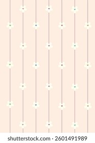 Flower pattern. Bright floral background. Colored flat vector illustration for textile. Repeating texture design.