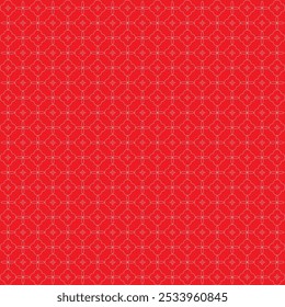 Flower pattern of the circles on red background. Chinese background
