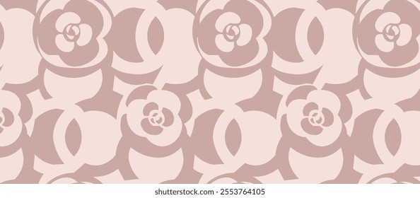 Flower Pattern Classic Seamless Drawing colorful abstract minimalist ornament elegant