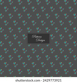 flower pattern, creative painting pattern, fabrics pattern, seamless pattern design, vector template, vector design,