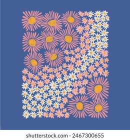 flower pattern. daisies and more