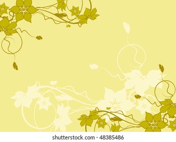 flower pattern decoratively romantically abstraction illustration