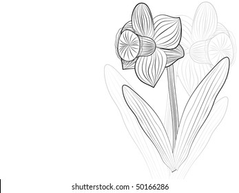 flower pattern decoratively romantically abstraction illustration