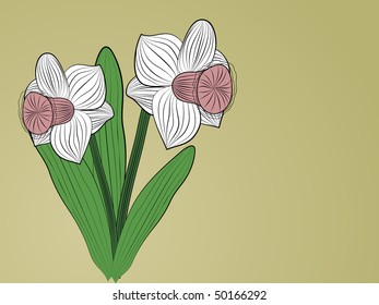 flower pattern decoratively romantically abstraction illustration