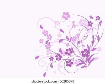 flower pattern decoratively romantically abstraction illustration