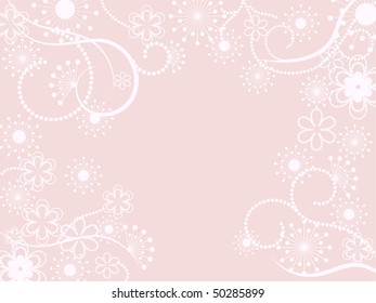flower pattern decoratively romantically abstraction illustration