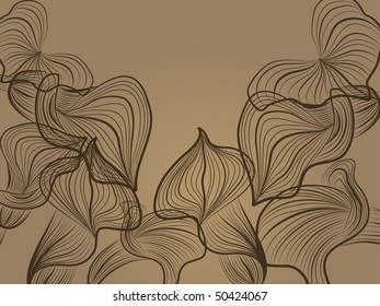flower pattern decoratively romantically abstraction illustration
