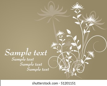 flower pattern decoratively romantically abstraction illustration