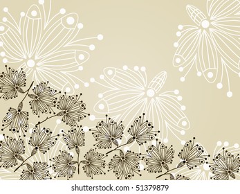 flower pattern decoratively romantically abstraction illustration