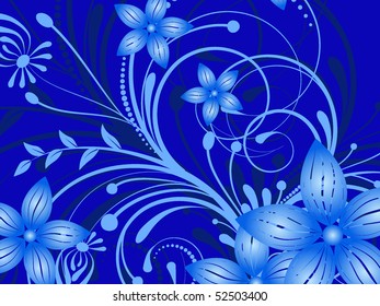 flower pattern decoratively romantically abstraction illustration