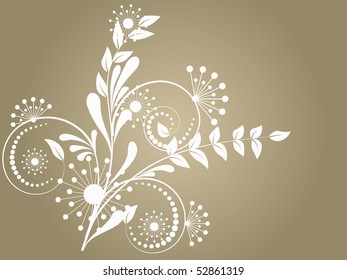 flower pattern decoratively romantically abstraction illustration