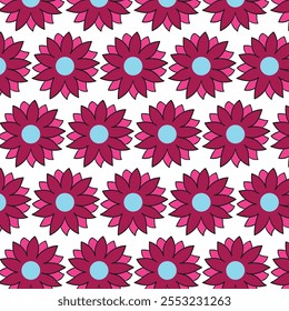 flower pattern design with background
