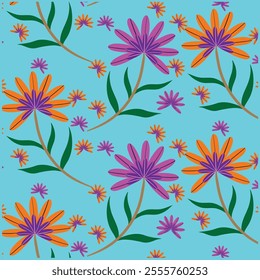 flower pattern design with background 